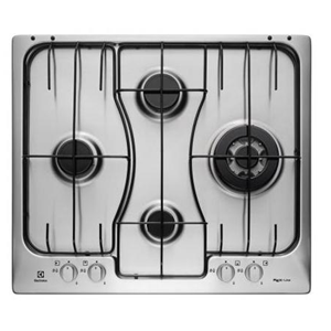 RGG6243LOX Piano cottura a gas 4 fuochi gas Acciaio inossidabile Electrolux