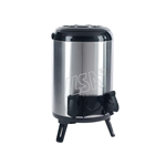DISTRIBUTORE TERMICO 10 L. C/DUE RUBINETTI EROGATORE ACCIAIO INOX ALL. POL. ILSA 