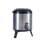 DISTRIBUTORE TERMICO 6 L. C/RUBINETTO EROGATORE ACCIAIO INOX ALL. POL. ILSA 