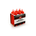 Dispenser 6 Pezzi Base Larga Rosso 350Ml C11253K