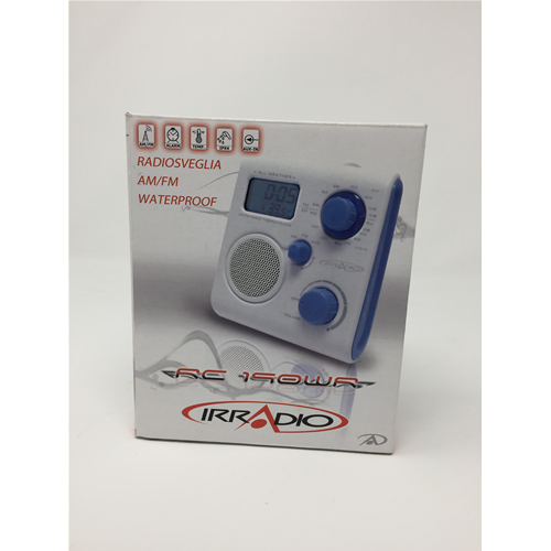 IRRADIO RC190-WR Radiosveglia FM/AM Waterproof con indicazione temperatura