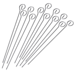 FMPROFESSIONAL (12PZ)  SPIEDINI INOX 21cm
