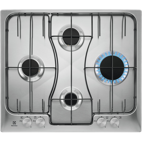 PIANO COTTURA INOX RGG6242LOX COMANDI FRONTALI 4 FUOCHI ELECTROLUX