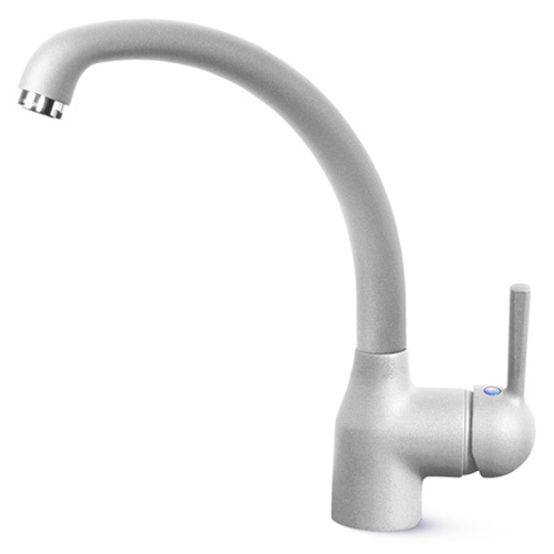 MIMPO79 Miscelatore monocomando con canna girevole PO Alluminum Elleci