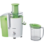BOSCH Centrifuga Spremiagrumi Juicer Bianca/Verde 700 W di potenza MES25G0