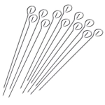 FMPROFESSIONAL (12PZ) SPIEDINI INOX 21cm