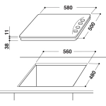 PIANO COTTURA INOX 4 FUOCHI PAA 642IX/I INDESIT